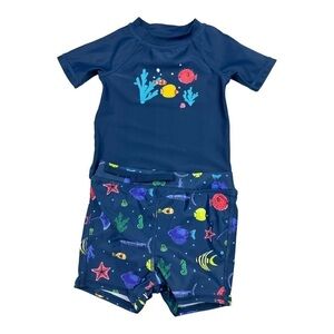 Tucker + Tate Rashguard Swim Suit Set Size 6 Months